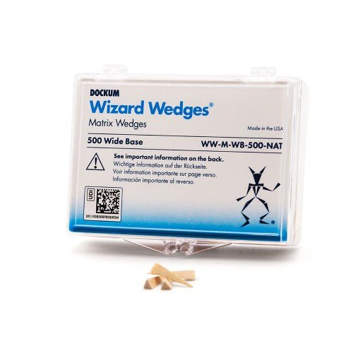 Wizard Wedges Wood Sectional Matrix Wedges Qty 500 - Dockum - GoldenDent